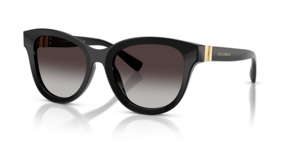 Dolce Gabbana 0DG4533 Square Women's Sunglasses Black 54mm