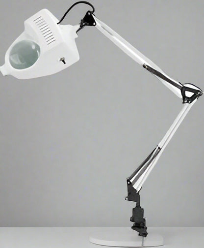 Alvin - Swing-Arm Magnifier Lamp - White