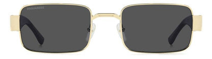 Dsquared2 D2 0156/S Grey Men's Rectangular Sunglasses 54mm