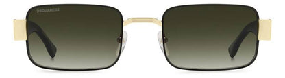 Dsquared2 D2 0156/S Green Rectangle Men's Sunglasses 54mm