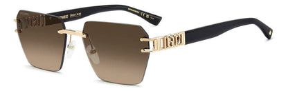 Dsquared2 D2 0173/S Brown Men's Sunglasses with Gold Frame 58mm