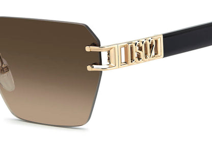 Dsquared2 D2 0173/S Brown Men's Sunglasses with Gold Frame 58mm