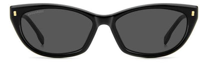 Dsquared2 D2 0209/G/S Women's Rectangular Sunglasses 57mm