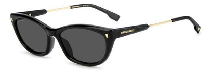 Dsquared2 D2 0209/G/S Women's Rectangular Sunglasses 57mm