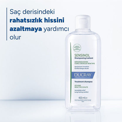 Ducray Sensinol Soothing Shampoo for Sensitive Scalps 400 ml