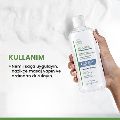 Ducray Sensinol Soothing Shampoo for Sensitive Scalps 400 ml