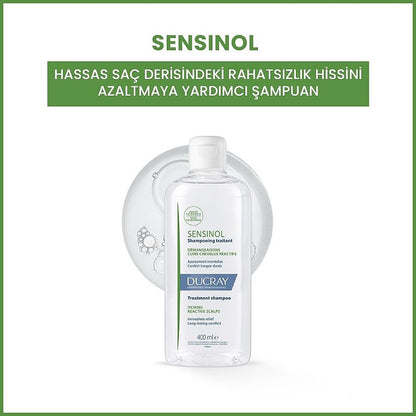 Ducray Sensinol Soothing Shampoo for Sensitive Scalps 400 ml