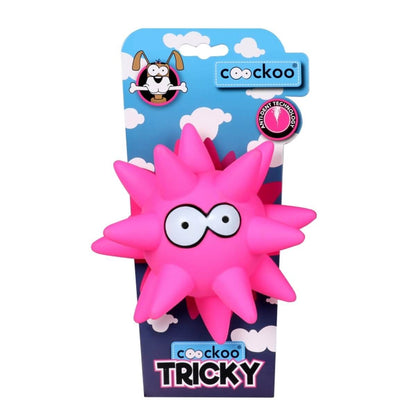 Duvo+ Coockoo Tricky Star Dog Toy Durable Vinyl Pink 13.5 cm