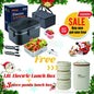 Electric Lunch Box Food Heater 80W，12V/24V/110V Self Heating Lunchboxfor Work/Car/Truck with Insulated Bag，1.5/1.8L,Dealsforyoudays