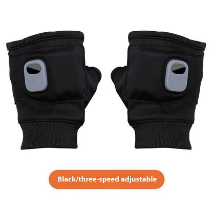 Comfort Warm Gloves Electric Winter Heating USB Rechargeable Smart Warm Winter Gloves for Skiing Cold Weather Driving Hiking Lycra Microfiber Multi-Gear Temperature Adjustment