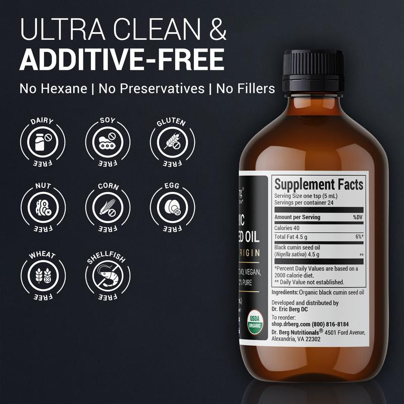 Organic Black Seed Oil - 4 Fl Oz