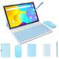 Tablet 2 in 1 Tablet with Keyboard Including Case Mouse Stylus, 10 Inch Tablet Android 14 Tablets PC, 10.1 " HD Tab 6000Mah Battery 32GB+1024GB Expandable Tableta Computer