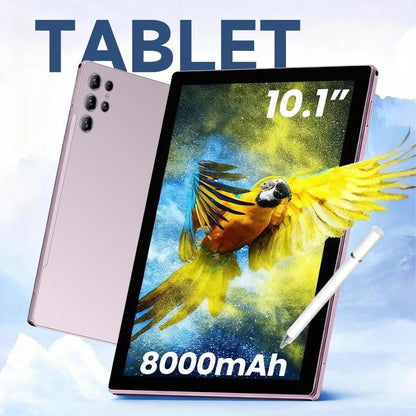 W&O 2026 New X9 Ultra 10.1-Inch Screen Android Tablet | 12GB+256GB Storage | 8000Mah Battery | 5G + Dual Wifi | 5+16MP HD Cameras | for Study/Work/Entertainment
