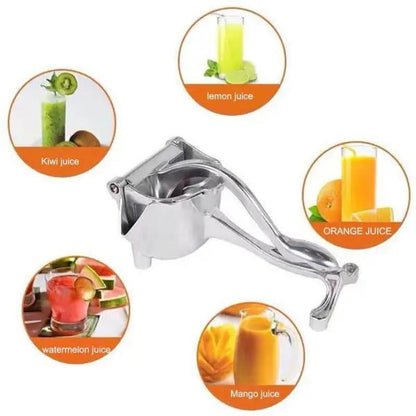 Efficient Juice Squeezer - Easy-To-Clean Heavy-Duty Professional Citrus Juicer Extraction Manual Citrus Squeezer Press Kitchen Tools for Moms Christmas Gifts - Aluminium
