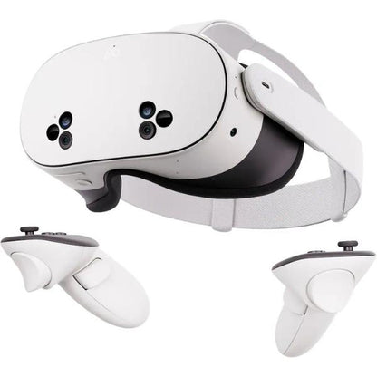 Meta Quest 3S 128GB VR Headset with Dual Controllers and Enhanced Immersive Experience for Gaming and Virtual Reality