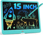 Bravokids 10 Inch LCD Writing Tablet for 3-8 Year Olds - Electronic Drawing Pad and Doodle Board as Educational Birthday Gifts for Girls and Boys (Pink)