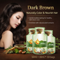 Natural Plant Hair Dye - Dark Brown (10 Packs)