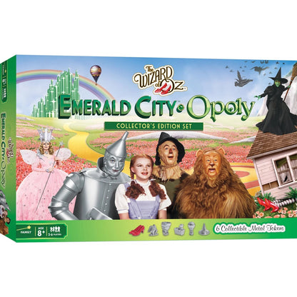 Wizard of Oz Emerald City Opoly Board Game - Family Classic for Game Night