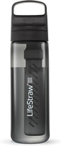 Lifestraw Go Series – Bpa-Free Water Filter Bottle for Travel and Everyday Use, Removes Bacteria, Parasites and Microplastics, Improves Taste, 22 Ounce, Nordic Noir