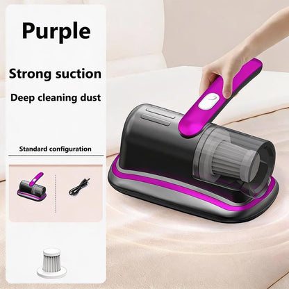 Mattress Vacuum Cleaner for Dust Mite Removal, Upgraded Handheld Cordless Vacuum, Dust Cleaning, Powerful Vacuum Bed Cleaner, Used for Deep Cleaning Beds, Carpets, Sofas, Pet Hair, and Upholstered Furniture