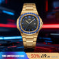 Brand Counter Authentic Premium Boutique Luxury Square Wristwatch – Rainbow Crystal Accents | High‑End Men’S Timepiece with Diamond Mirror Finish | Versatile Casual & Business Look | Ideal Gift for Him | Stylish Wristwatch with Date Function