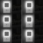 Night Light, Night Lights Plug into Wall 6-Pack, Plug in Night Light, Dusk to Dawn Nightlight Led Night Lights for Bedroom, Bathroom,Hallway Warm White Home Lighting