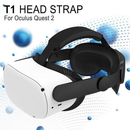 Adjustable VR Headband, 1 Count Replacement VR Head Strap, Soft Breathable VR Headband for Oculus Quest 2 Meta Quest 2, VR Accessories (Headband Only), VR Stock Accessory