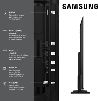 Samsung 65-Inch Class QLED Q7F Series  Vision AI Smart TV (2025 Model, 65Q7F) Quantum HDR, Object Tracking Sound Lite, Q4 AI Gen1 Processor, 4K Upscaling, Gaming Hub, Alexa Built-In