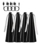 4Pack Fly Table Fans Battery USB Powered Bug Fans Food Fans Fly Table Spinners Traps with Hook for Party BBQ Picnic Camping