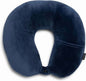 Brookstone Microbead Travel Neck Pillow - Lightweight U-Shaped Travel Pillow for Neck Support