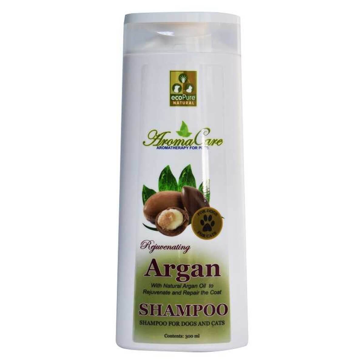 Ecopure Argan Oil Pet Shampoo for Silky Fur 300 ml