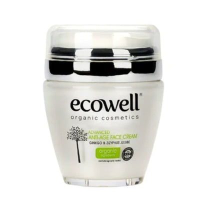 Ecowell Organic Ginkgo Diamond Face Cream for Aging Signs 50ml