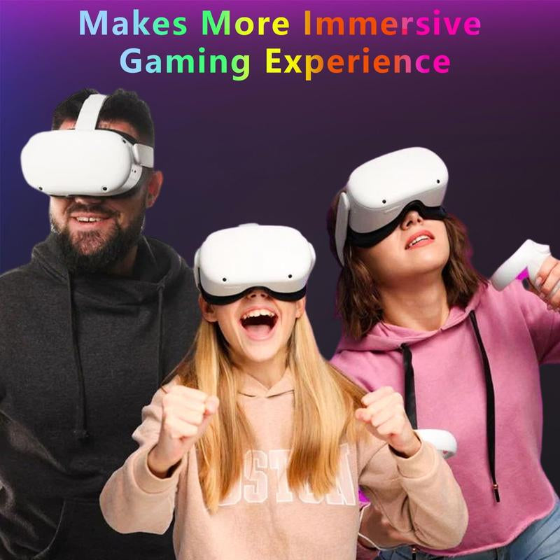 Face Pad & Face Cover Cushion Replacement Compatible with Oculus/Meta Quest 2 -VR Accessories Facial Interface Bracket Foam Soft Silicone & Comfortable Leather Sweat-Proof Anti-Leakage Nose Pad Headset Waterproof Handheld Protection Protective