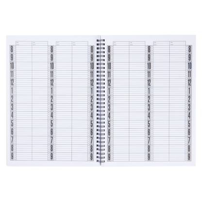 4 Column Appointment Book