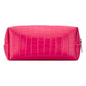 Eklips Fuchsia Croco Makeup Bag Stylish Travel Organizer
