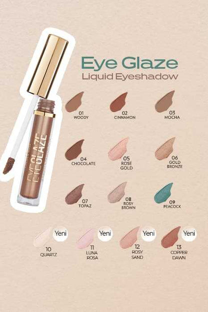 Golden Rose Eye Glaze Liquid Eyeshadow 13 Copper Dawn Copper Liquid Eyeshadow