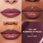 BUXOM Full-On Plumping Lip Polish Gloss - Dolly Shade Extension Lipgloss, High-Shine Shimmer, Hydrating Peptide Complex, Non-Sticky, Cruelty-Free, Hydrating