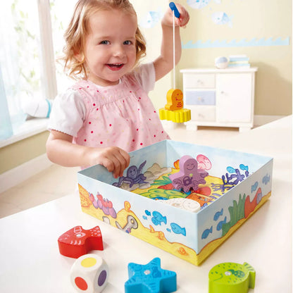 HABA My Very First Games - Here Fishy Fishy! Magnetic Fishing Game Ages 2+ Made in Germany Toddler Games, Learning Toys, Preschool Toys