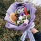 Hello Kitty Cartoon Plush Bouquet Anime Rose Flowers Doll Home Wedding Decoration Christmas Valentine'S Day Gift