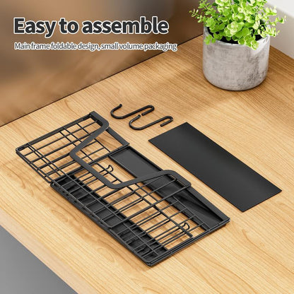 【Holiday Deals】San Dream Magnetic Shelf for Fridge Spice Rack Organizer Magnetic Fruit Basket for Refrigerator Laundry Organizer Spice Snacks Magnet Fridge Shelf-1Pc&2Pcs