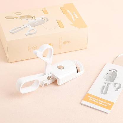 Docolor Heated Eyelash Curler Fast Heat up within 10S, 24 Hours Long Lasting Electric Eyelash Curler 3 Temperature Modes with USB Rechargeable Safe Lash Curler Quick Natural Curling Eye Lashes