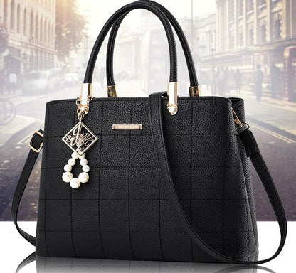 A Charming Women'S Handbag, a Versatile Shoulder Bag Suitable for All Seasons, Perfect as a Mother'S Gift or for Everyday Work.