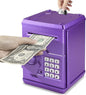 HUSAN Piggy Bank for Kids, Electronic Password Code Money Bank ATM Bank Box Coin Bank for Children Boys and Girls (Black)