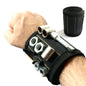 Magnetic Wristband, Adjustable Breathable Tools Storage Armband, Wrist Magnet Screw Holder, Magnetic Wrist Strap for Holding Tools, Screws, Nails, Bolts, Drilling Bits, Tool Pockets