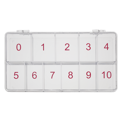 Nail Tip Box - Clear Empty