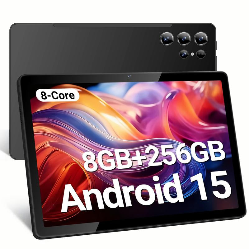 【2026 New Year Gift】X9 Tablet 256GB ROM Touchscreen Dual Camera Bluetooth Keyboard Case Mouse Stylus Type-C Charging Large Storage Portable Cellphone Smartphone