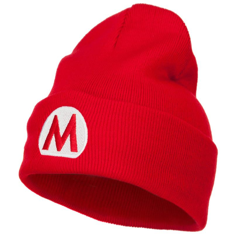 Mario Luigi Wario Waluigi Embroidered Long Beanie