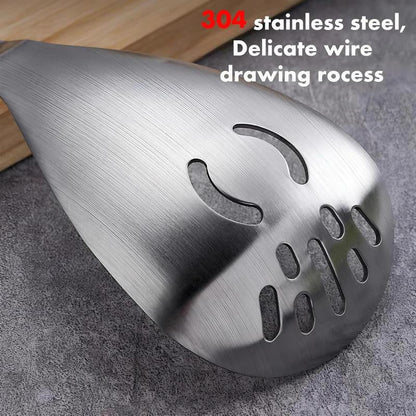 Heavy Duty Food Grade Stainless Steel: Multifunctional Potato Masher with Slotted Spoon & Raw Egg Separator, Durable Kitchen Gadget for Mashing Potatoes, Avocados, Vegetables & Beans, Easy Clean & Dishwasher Safe.