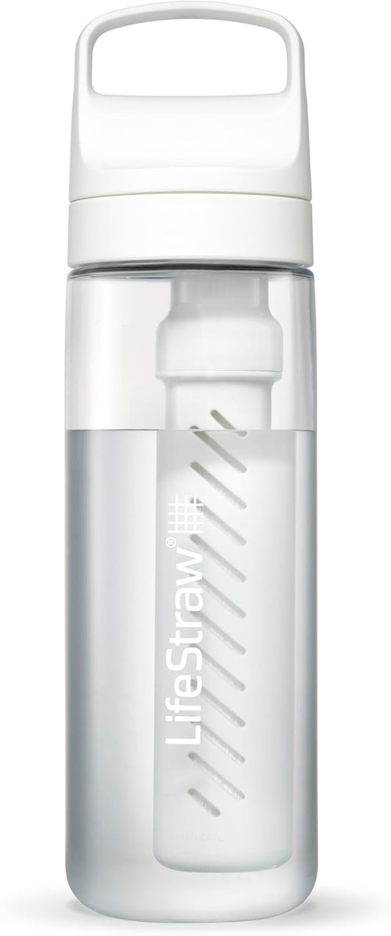 Lifestraw Go Series – Bpa-Free Water Filter Bottle for Travel and Everyday Use, Removes Bacteria, Parasites and Microplastics, Improves Taste, 22 Ounce, Nordic Noir