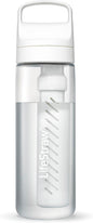 Lifestraw Go Series – Bpa-Free Water Filter Bottle for Travel and Everyday Use, Removes Bacteria, Parasites and Microplastics, Improves Taste, 22 Ounce, Nordic Noir